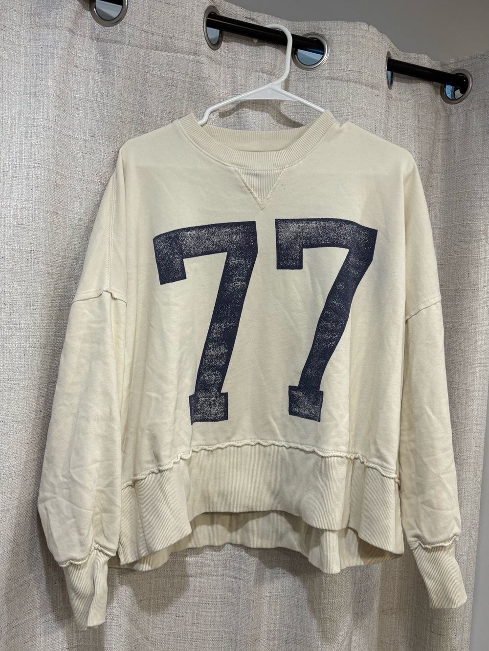 American Eagle “This Feels Seriously Lived In” Oversized Sweatshirt *callouts*